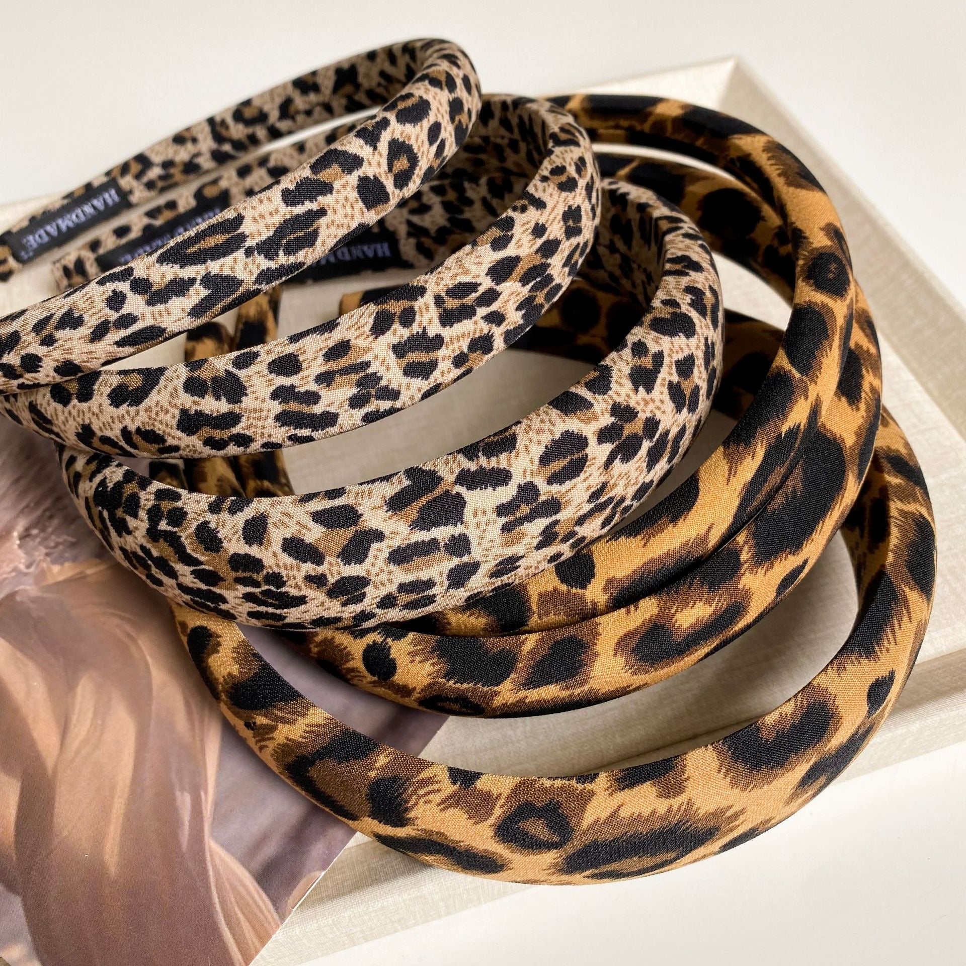 Leopard Print Headbands Padded & Trendy – Animal Pattern Hair Bands for Women & Girls