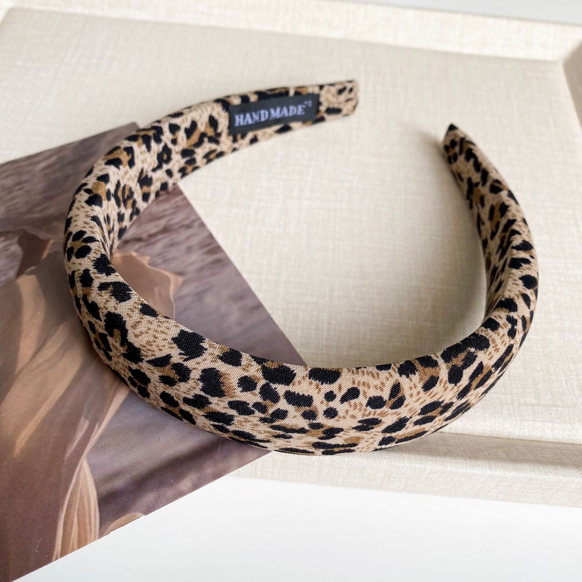 Leopard Print Headbands Padded & Trendy – Animal Pattern Hair Bands for Women & Girls