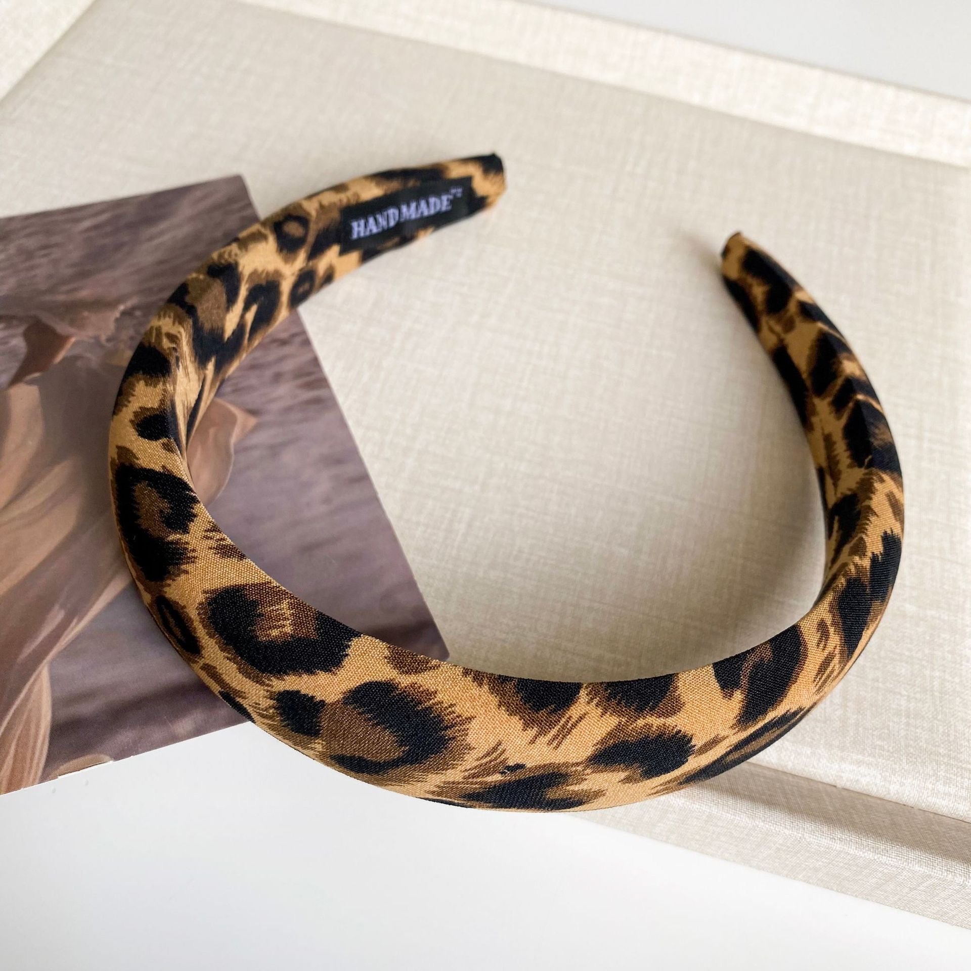Leopard Print Headbands Padded & Trendy – Animal Pattern Hair Bands for Women & Girls