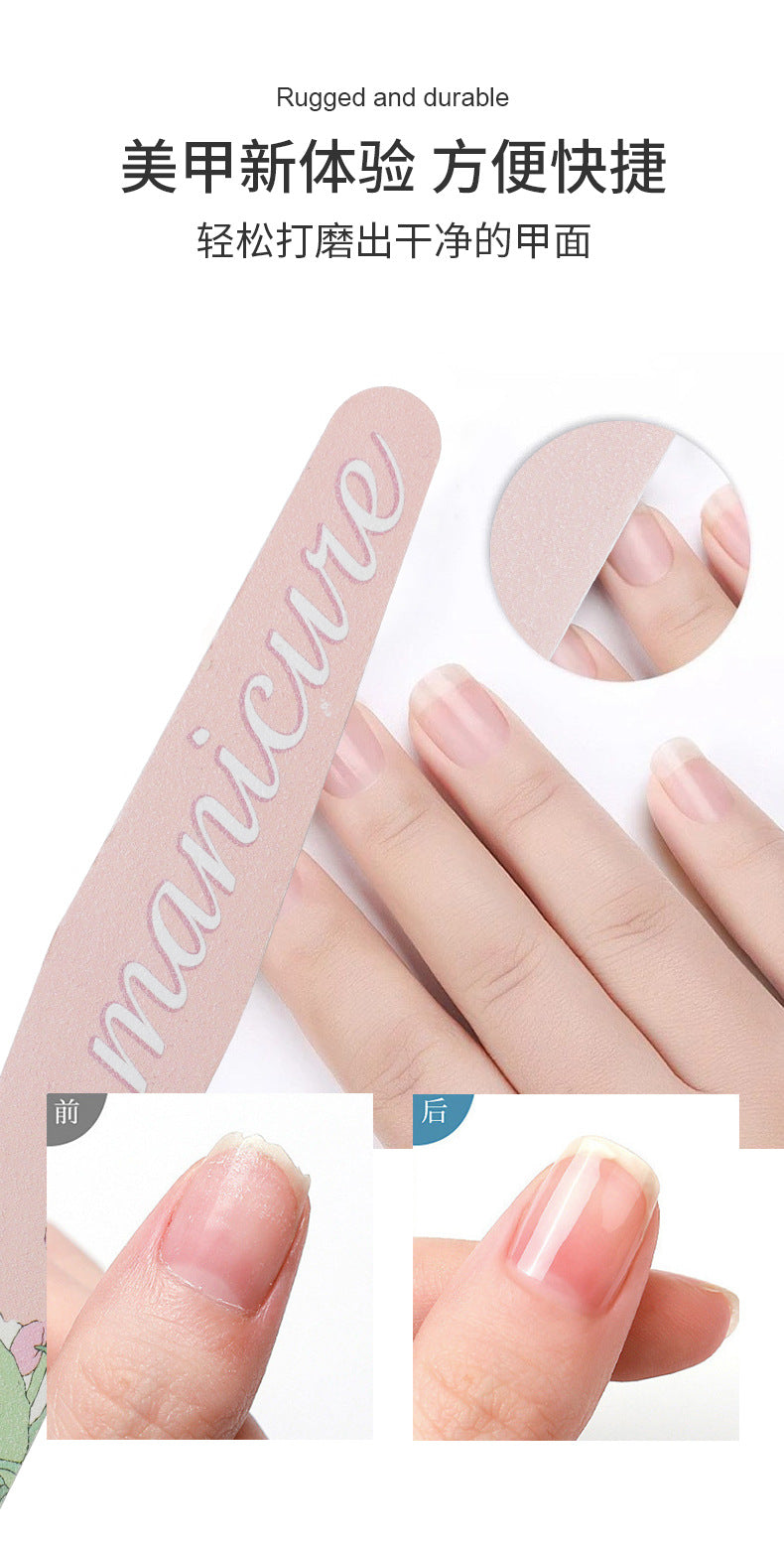 Professional Double-Sided Diamond-Shaped Sponge Nail File – Washable Design - Image 2
